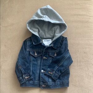 Old Navy Baby Hooded Jean Jacket
